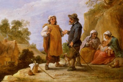 La chiromante da David Teniers the Younger